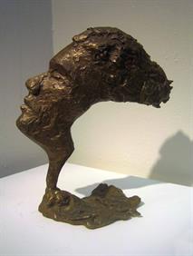 Hilary Archer - Girls head - Bronze